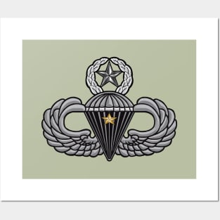 Army Master Parachutist 1 star Posters and Art